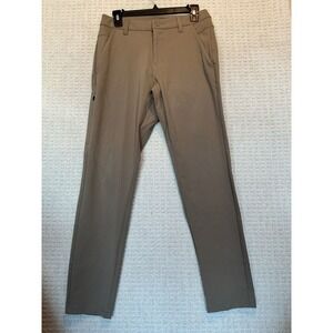 BYLT  Premium Basics Men's Pants 31x30 Everyday 2.0 Taupe Tapered Stretch